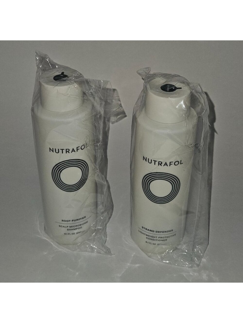 NEW Nutrafol Scalp Microbiome Shampoo Conditioner Bottles Lot (8.1 fl oz/ea)